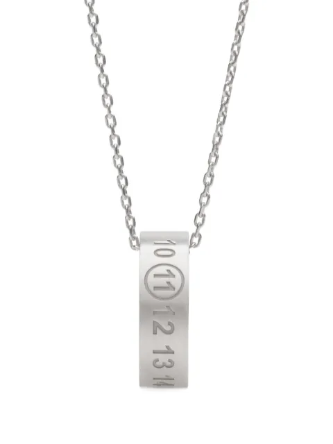 Maison Margiela number reference silver necklace Silver SM1UU0065P8863