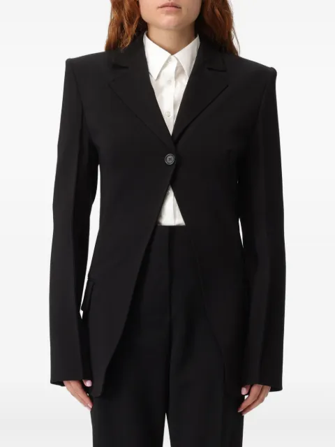 Sportmax Abilitata single-breasted blazer Black 2512911013600