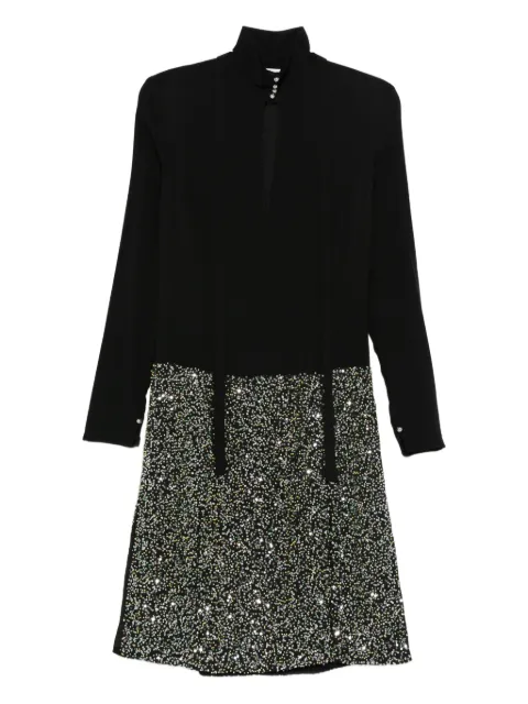 Rabanne embellished self-tie dress Black 25HCR0210P00401