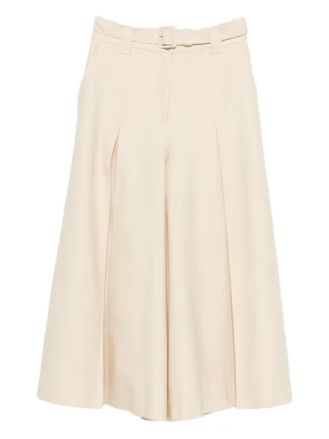 ZIMMERMANN Hypnotic pleated wide-leg trousers Neutrals 4742PF251