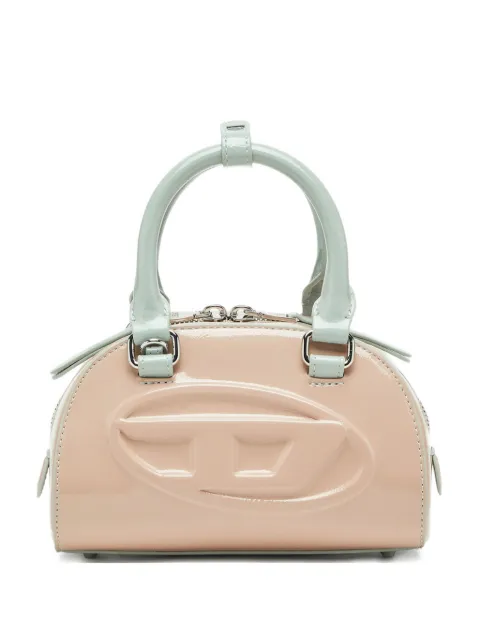Diesel 1DR Dome embossed logo crossbody bag Neutrals X10369P8768