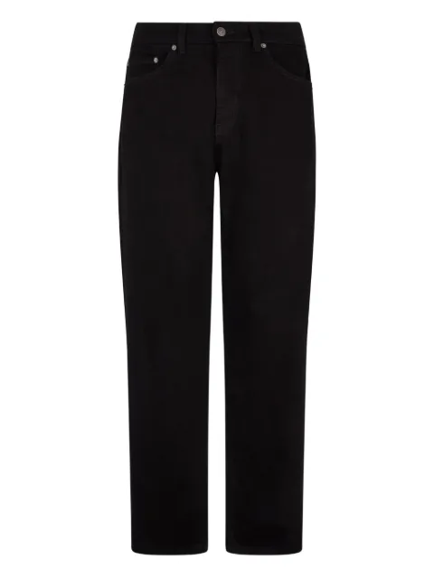 Roberto Cavalli cotton jeans Black TRJ215VT003