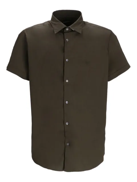 Emporio Armani buttoned short-sleeve shirt Green 8N1C911NI9Z