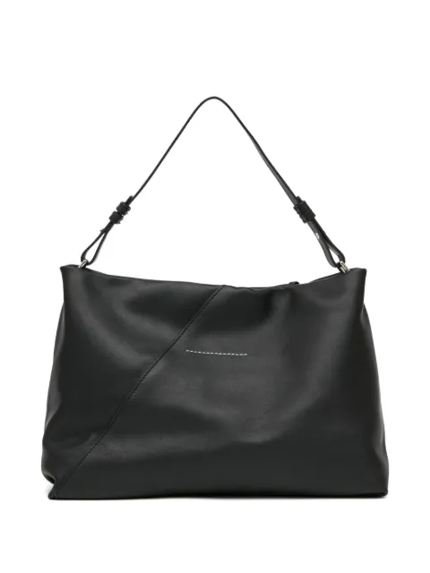 MM6 Maison Margiela Folded leather clutch bag Black SB5WF0016P8805
