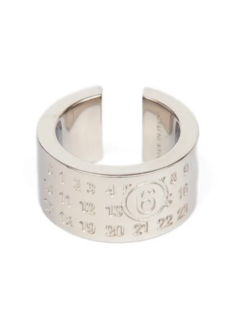 MM6 Maison Margiela Numeric ear cuff Silver SM6VG0113P6469
