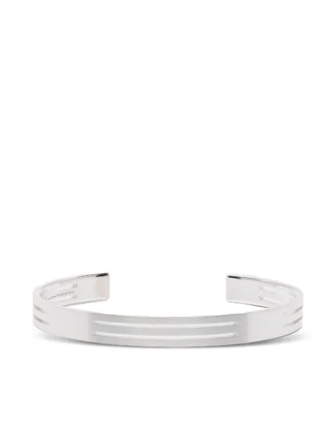Le Gramme Punched brushed bracelet Silver LGCARPEOBR0119
