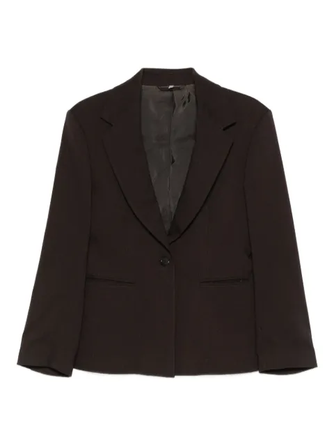 Romeo Gigli Pre-Owned 1990s single-breasted blazer Brown GI600GH