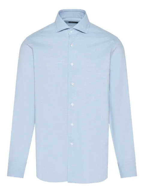 Barba buttoned shirt Blue K4U13P0150058