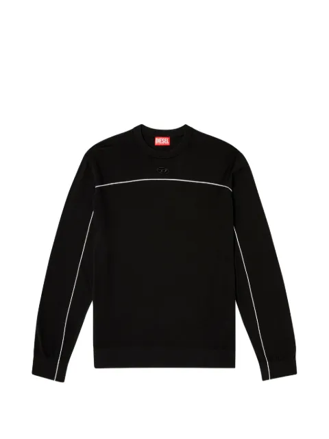 Diesel K-Verene logo-detail sweater Black A212740GIBT