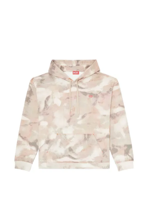 Diesel hoodie in camouflage-print organic cotton Neutrals A202160WFCX