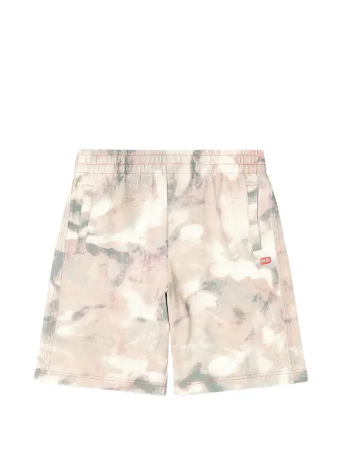 Diesel sweat shorts with camo digital print Neutrals A202190WFCX