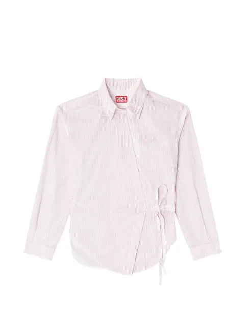 Diesel C-Delphos striped shirt White A200340QMBZ