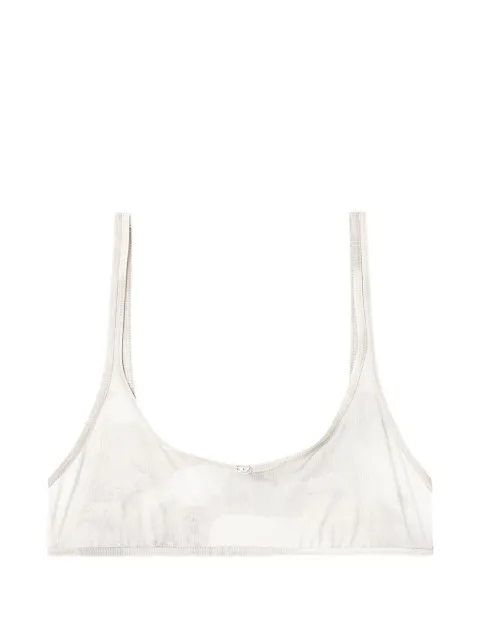 Diesel Oval D bikini top Neutrals A175650GFBG