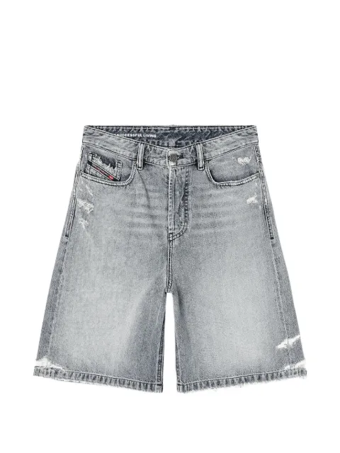 Diesel De-Sire-Short distressed-finish shorts Grey A1405109P08