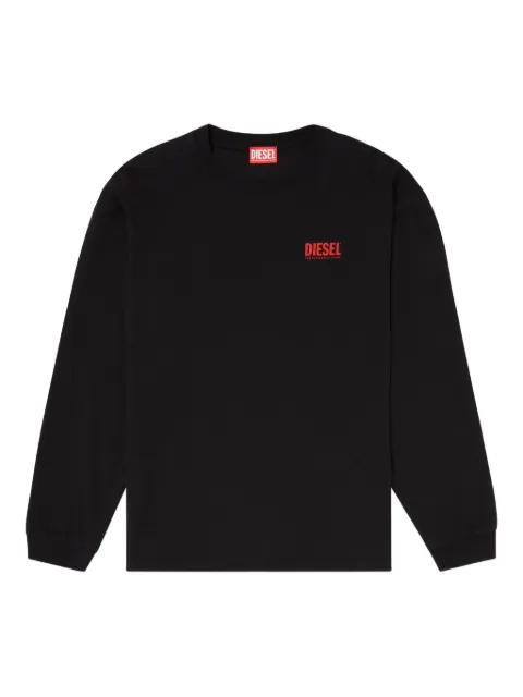 Diesel T-Boxt-Ls-Bisk T-shirt Black A200370EPCA