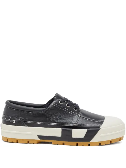 Diesel S-D-VERSE lace-up moccasin sneakers Black Y03737P7475