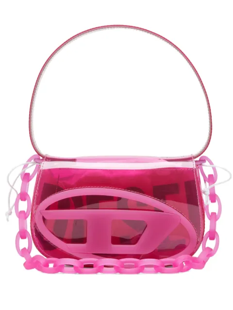 Diesel 1DR chain-detail shoulder bag Pink X08396P8763