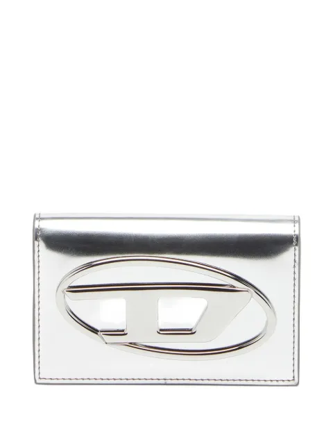 Diesel 1DR card holder Silver X10386PS202