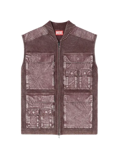 Diesel K-Giulius cardigan Brown A208180QMAN