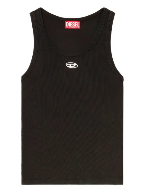 Diesel Oval D-logo tank top Black A199080JMBA