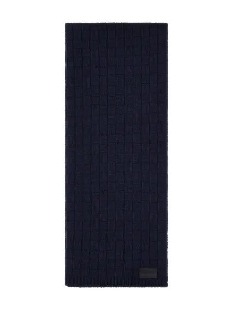 Roberto Cavalli tag scarf Blue TALR53IR070