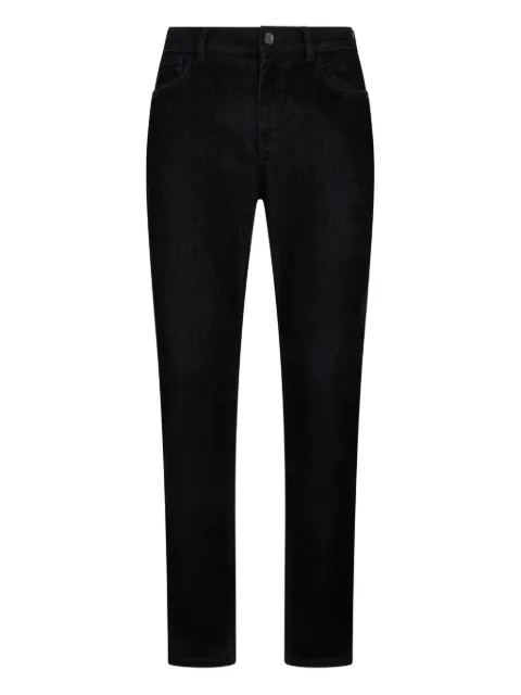 Roberto Cavalli logo-detail jeans Black TRJ200FN201