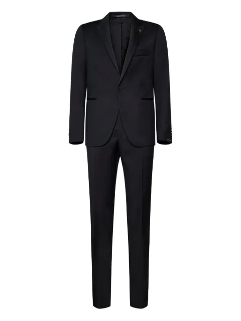 Tagliatore Vesuvio single-breasted suit Black SFBR15A01LIS060001N5012
