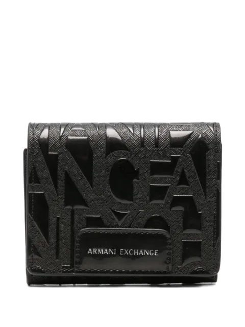 Armani Exchange embossed wallet Black XW001595AF17290UC001