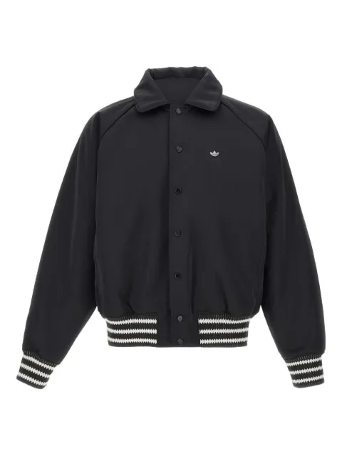 adidas logo-detail bomber jacket Black JV7624BLACK