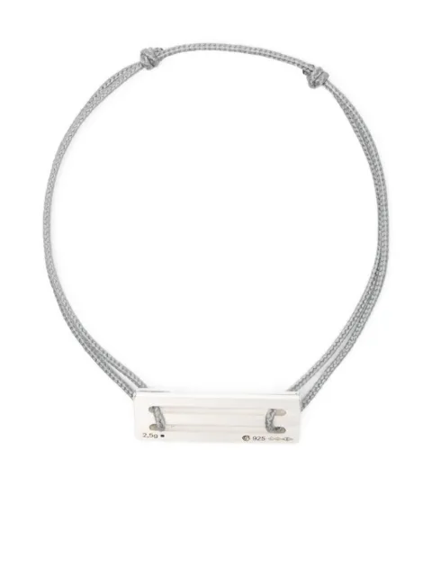 Le Gramme cord bracelet Silver LGCARPOCGR07125