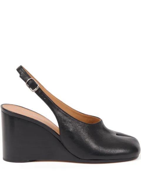 Maison Margiela Tabi Wedge leather pumps Black S58WP0296P3753