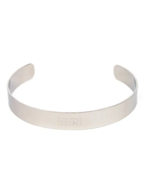 MM6 Maison Margiela polish-finish choker Silver SM6UU0091P6469