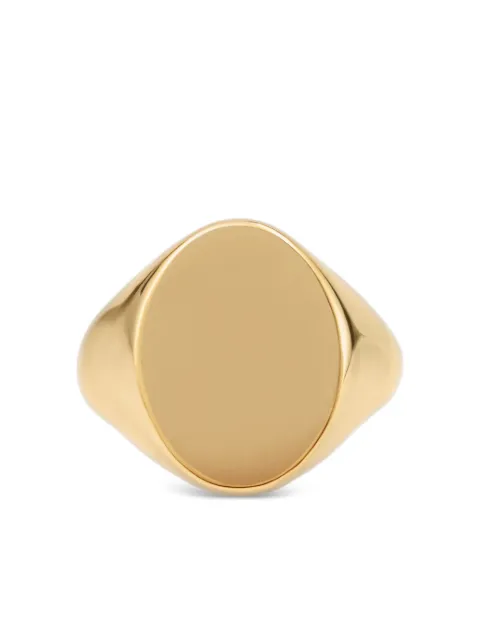 Maison Margiela oval-chevaliere ring Gold SM1UQ0125P8866