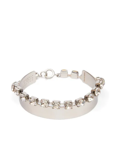 MM6 Maison Margiela polish-finish bracelet Silver SM6UY0105P8857