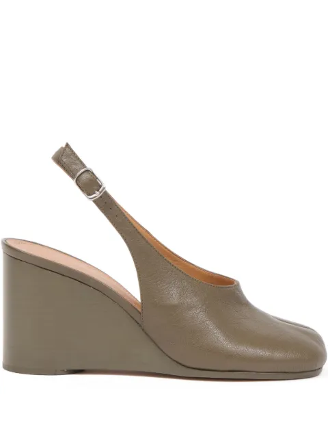 Maison Margiela leather pumps Green S58WP0296P3753