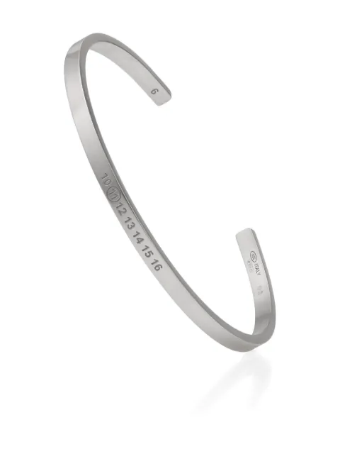 Maison Margiela reference cuff bracelet Silver SM1UY0100P8863