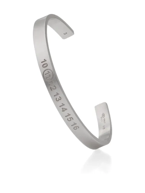 Maison Margiela Numerical cuff Silver SM1UY0101P8863