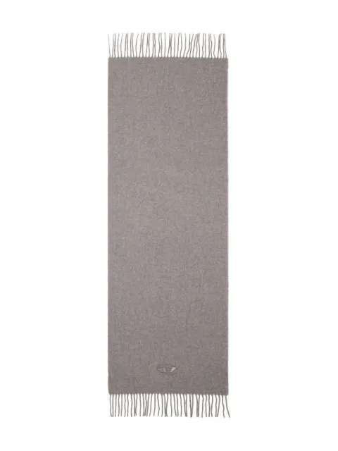 Diesel S-Imon-D-Long logo scarf Grey A216790AKBL