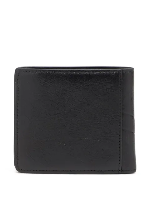 Diesel leather bi-fold wallet Black X10619P8811