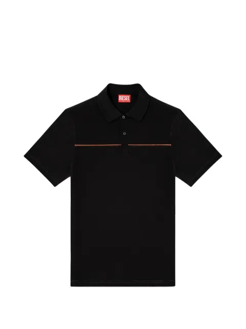 Diesel T-rejust short-sleeve polo shirt Black A211200NIAX