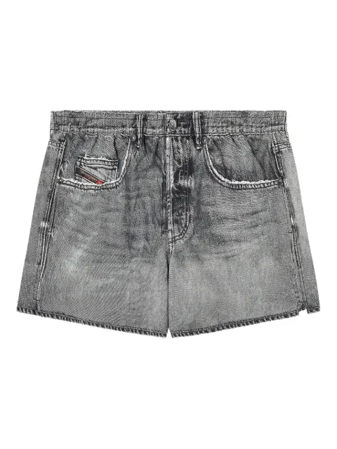 Diesel swim shorts with denim trompe l'oeil print Grey A205350GSBC