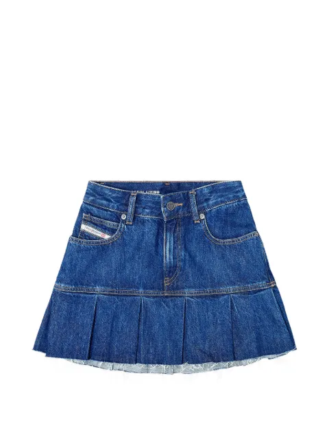Diesel pleated miniskirt in denim Blue A206550IRAA