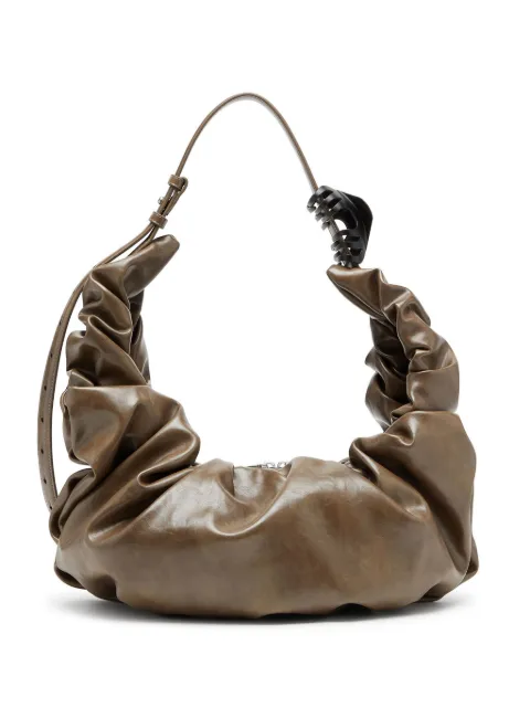 Diesel large Grab-D gathered shoulder bag Brown X10478P8657