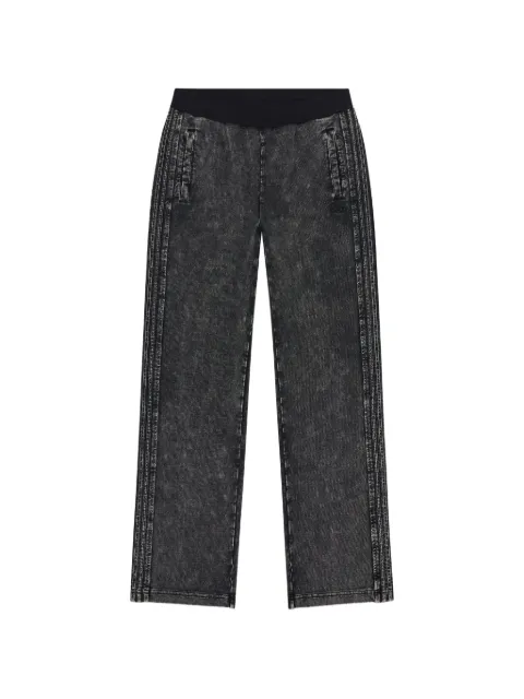 Diesel denim-look sweatpants with side bands Grey A199390DCCJ