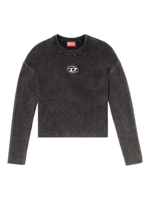 Diesel M-Anchorex logo-detail sweater Black A220460AKBQ