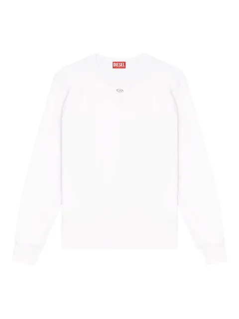 Diesel T-Madjust-Ls-Tr T-shirt White A199670AIJU