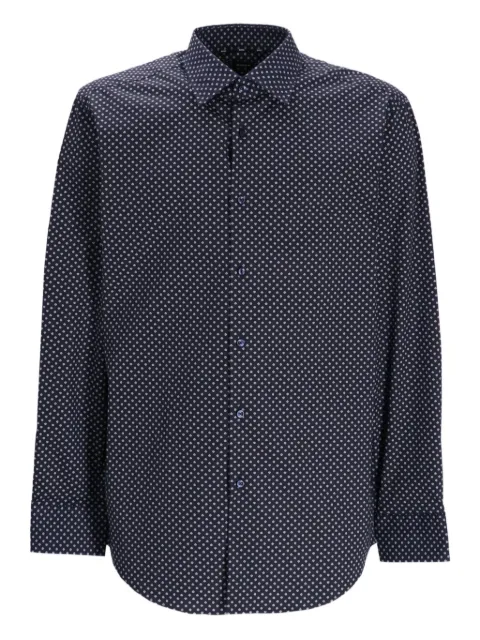BOSS polka dot-patterned shirt Black 50549915
