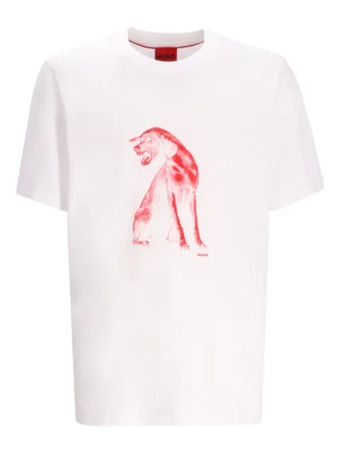 HUGO graphic-print T-shirt White 50548557