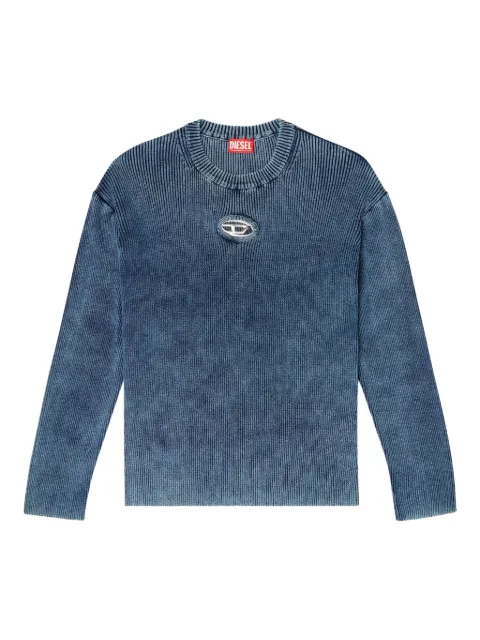 Diesel K-Darren-D ribbed cut-out sweater Blue A220130ANAH