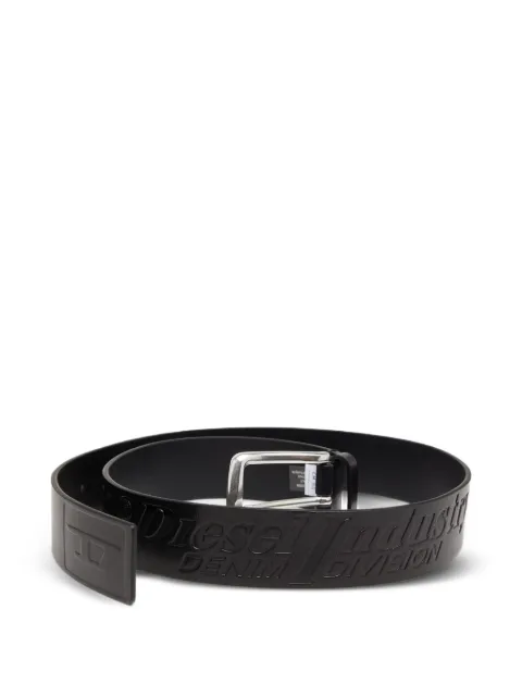 Diesel B-Flag-D logo-embossed belt Black X10596PR080